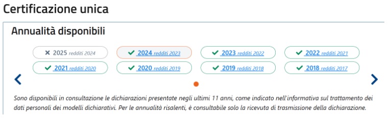 Certificazione unica